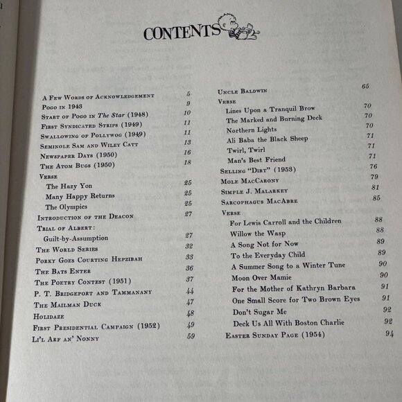 Ten Ever-Lovin Blue-Eyed Years With Pogo-1959 By Walt Kelly Paperback Cartoons - Picture 4 of 16